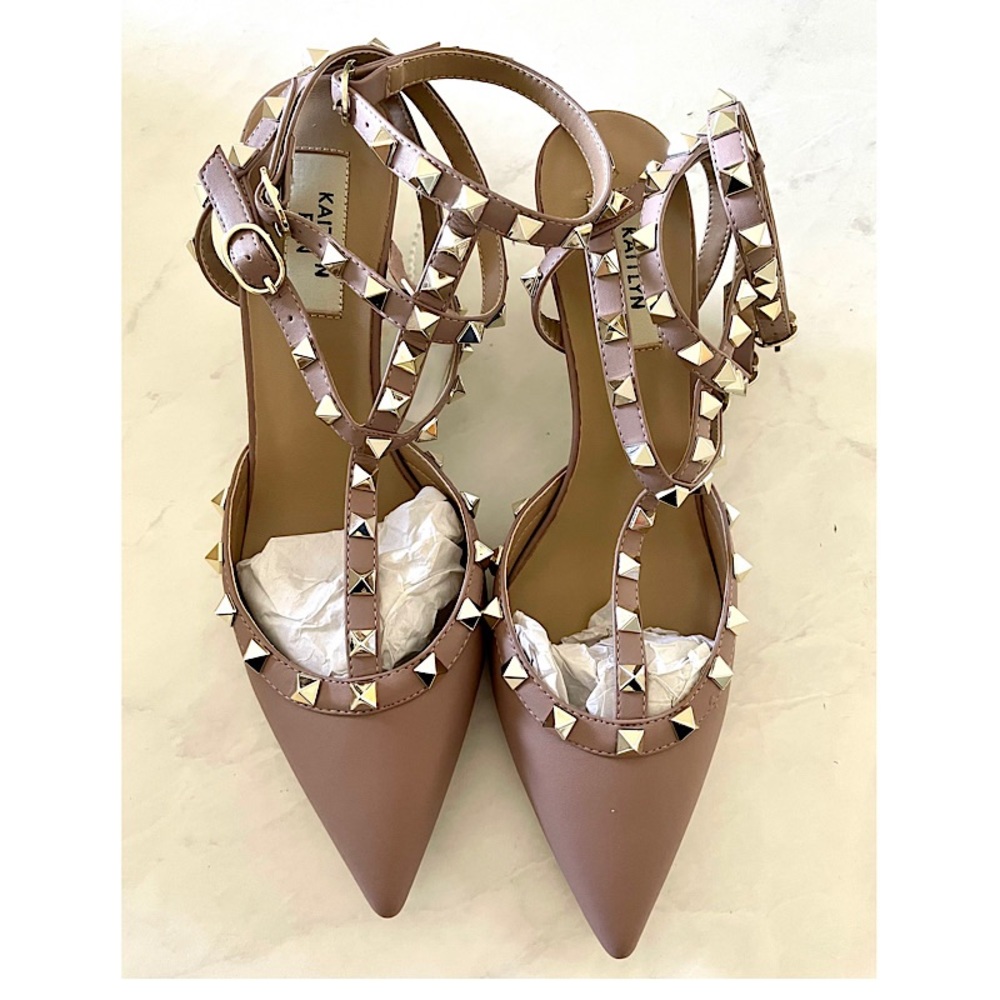 Kaitlyn Pan Studded Heels